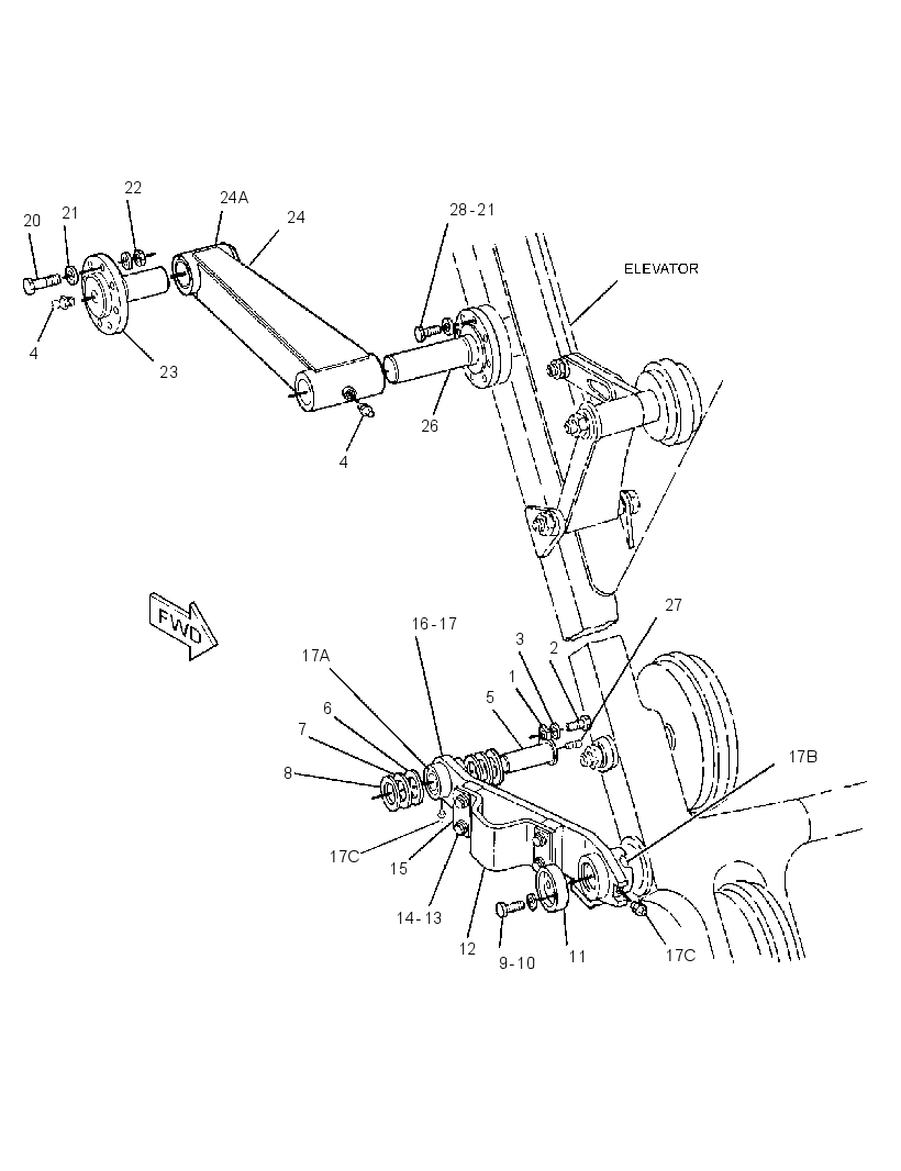 LINKAGE GP-ELEVATOR 2T0050 CAT