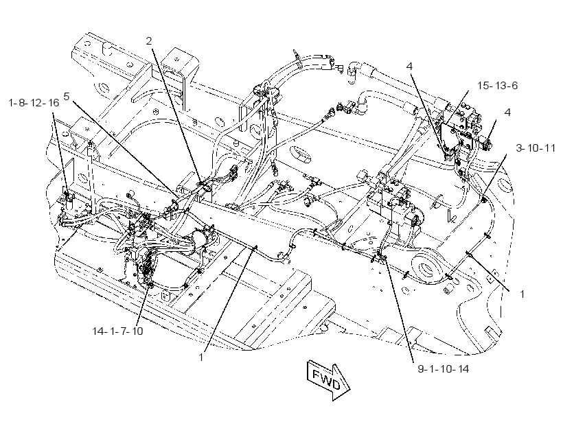 WIRING GP-AUXILIARY CONTROL 2595282 CAT