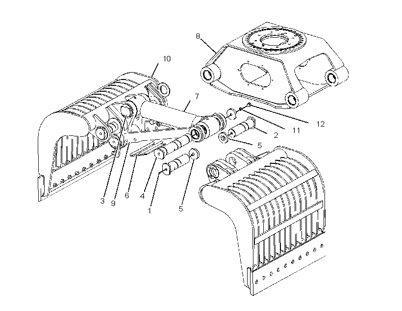 HOUSING & SHELL GP-GRAPPLE 2234659 CAT