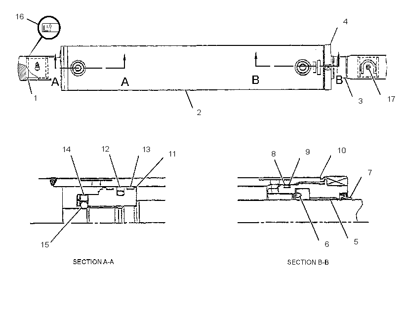 CYLINDER GP-SWING BOOM 2855034 CAT