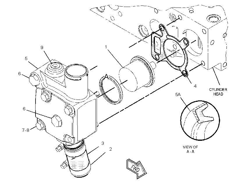 Трубопроводы водяные 2279412 CAT