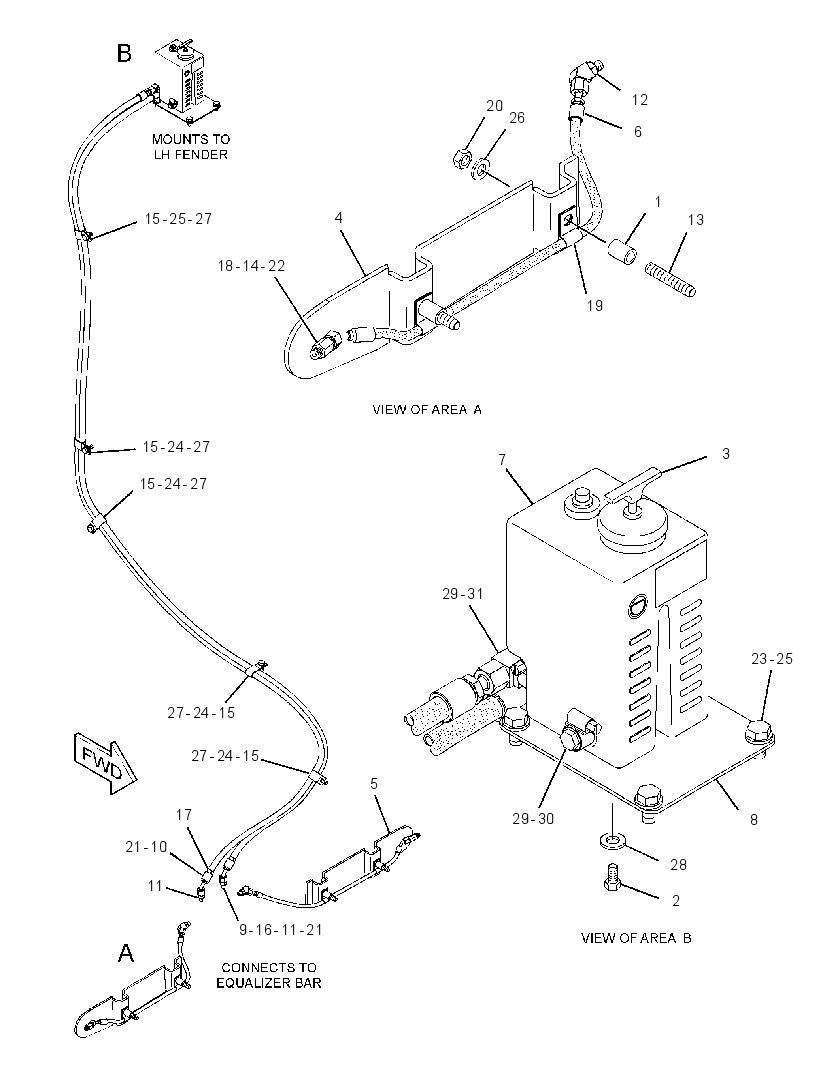 LUBRICATION GP-EQUALIZER BAR 2314590 CAT