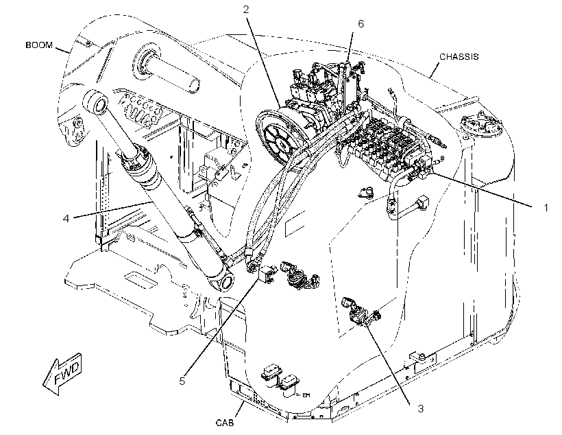 HYDRAULIC AR-HARVESTER 2823068 CAT