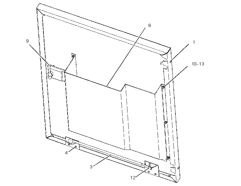 DOOR AS-REAR 2630204 CAT