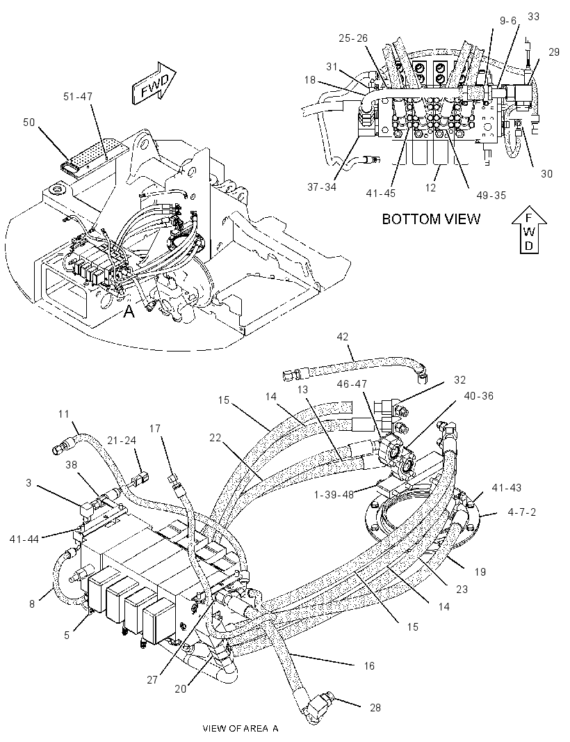 VALVE & LINES GP-TRAVEL CONT 2179695 CAT