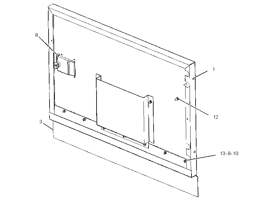 DOOR AS-REAR 2630214 CAT