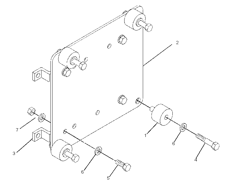 MOUNTING GP-PANEL 2860790 CAT