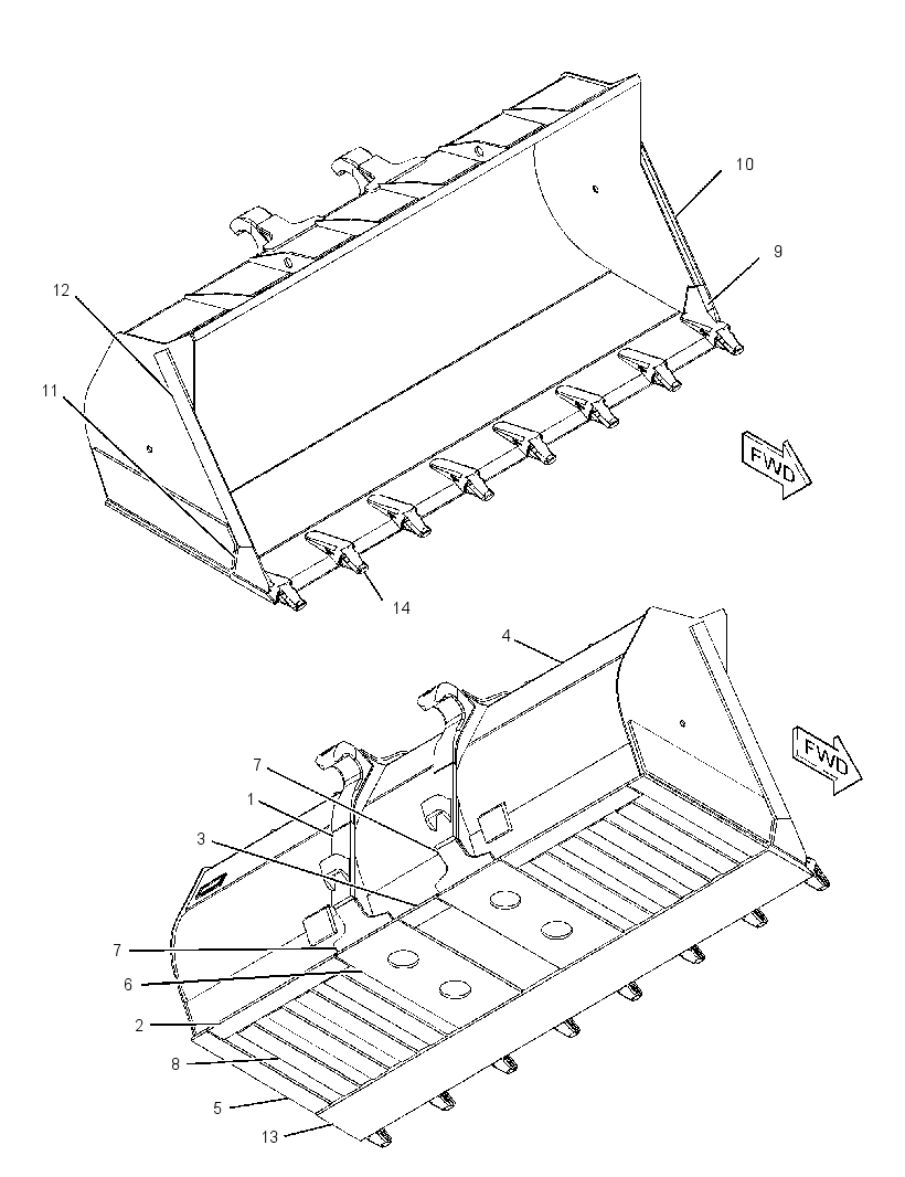 BUCKET AS-PENETRATION 2765194 CAT