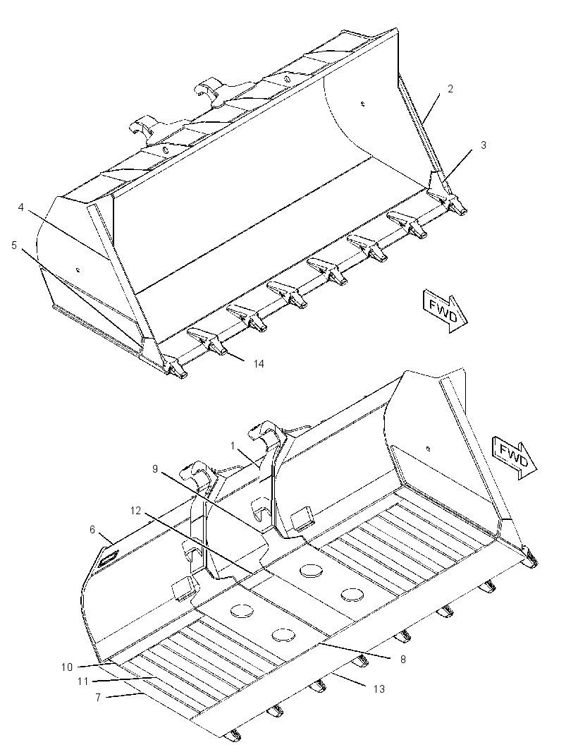 BUCKET AS-PENETRATION 2765193 CAT