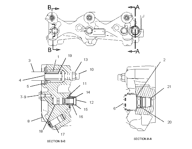 HOUSING GP-REAR 7E4167 CAT