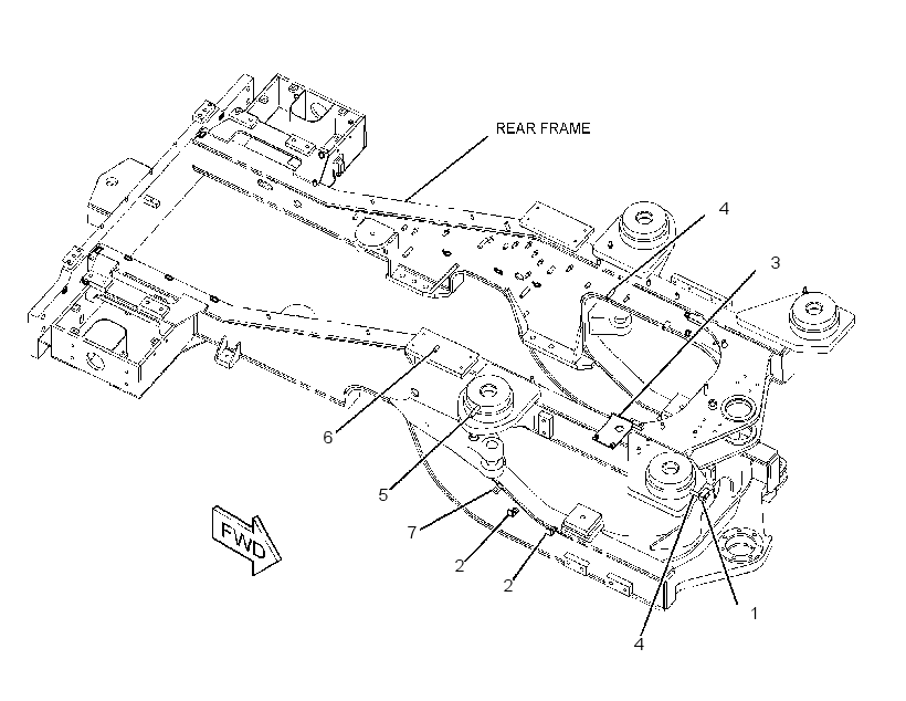 HARDWARE GP-REAR FRAME 2601530 CAT