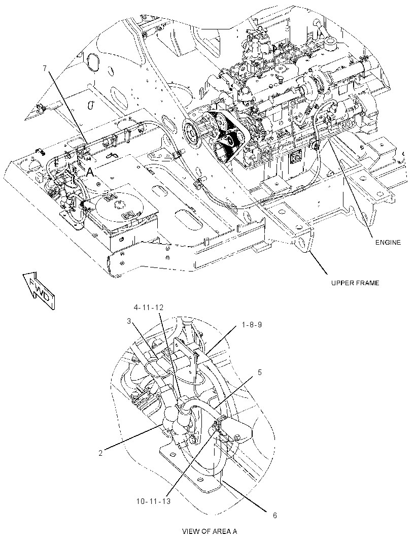 WIRING GP-AUX START RECEPTACLE 2510204 CAT