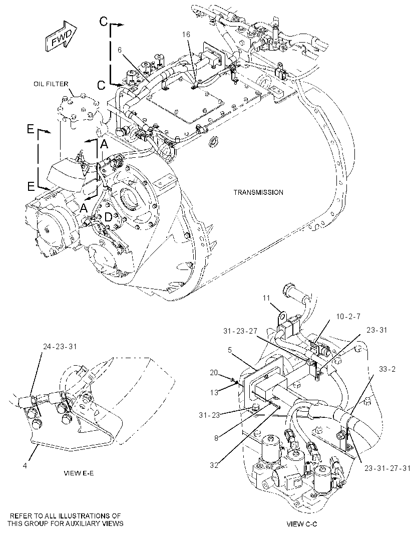 WIRING GP-POWER TRAIN 2274950 CAT