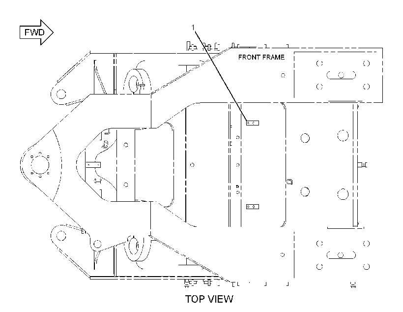 HARDWARE GP-LOADER FRAME 2803329 CAT