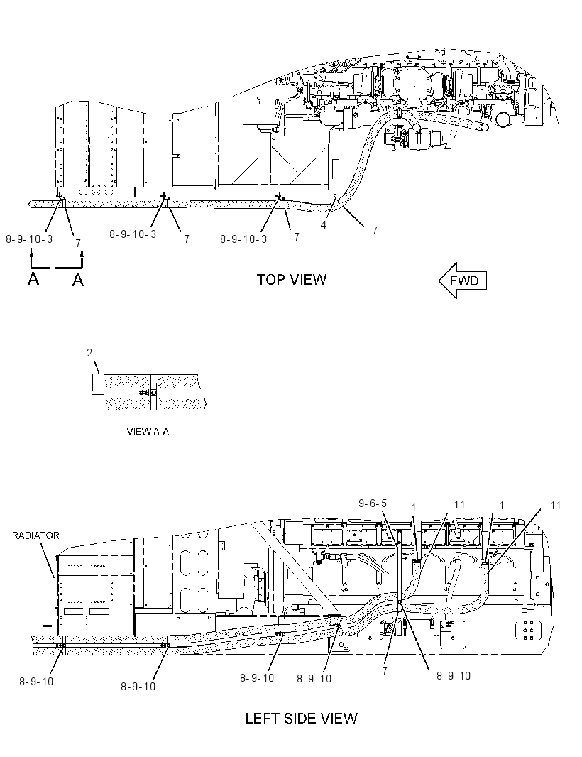 Система отвода газов 2832549 CAT