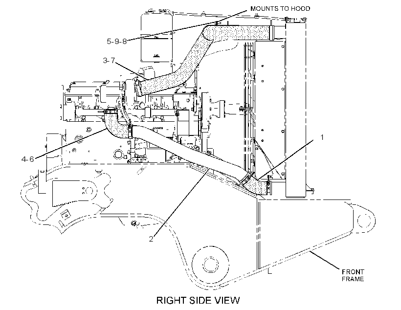 LINES GP-AFTERCOOLER AIR 2480055 CAT