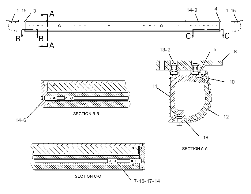 TRAY GP-CABLE 2734781 CAT