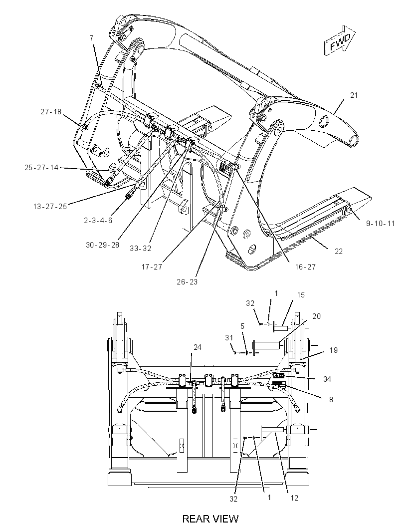 FORK GP-LOG & LUMBER 2574282 CAT