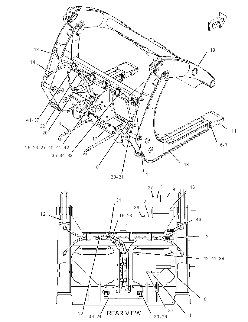 FORK GP-LOG & LUMBER 2574283 CAT