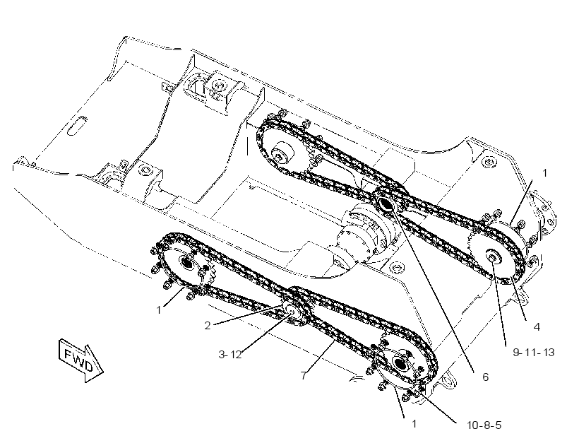 DRIVE GP-TANDEM 1429060 CAT