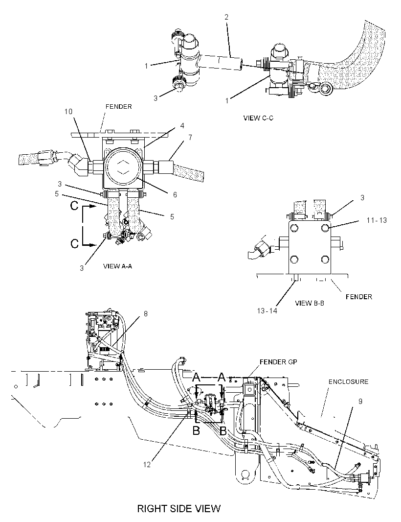 HEATER GP-MACHINE 2058586 CAT