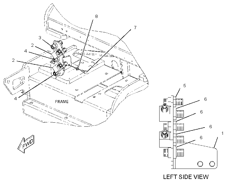 FITTING & MTG GP-HYDRAULIC 2587190 CAT