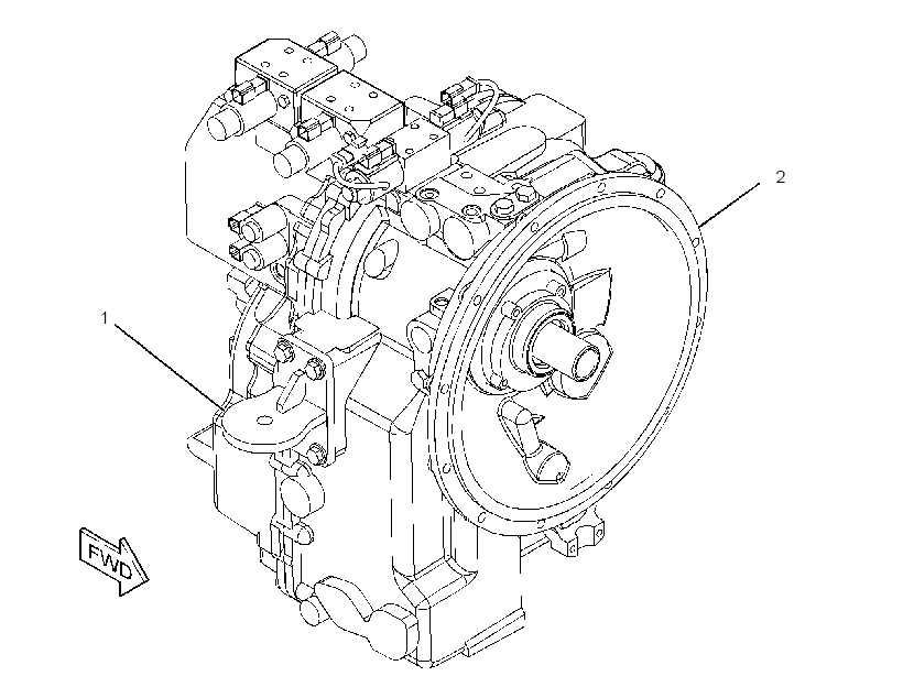 TRANSMISSION & MOUNTING GP 2026009 CAT