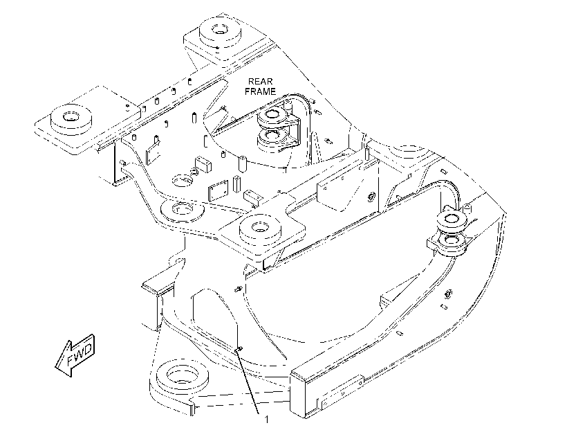 BOSS GP-REAR FRAME 2858896 CAT