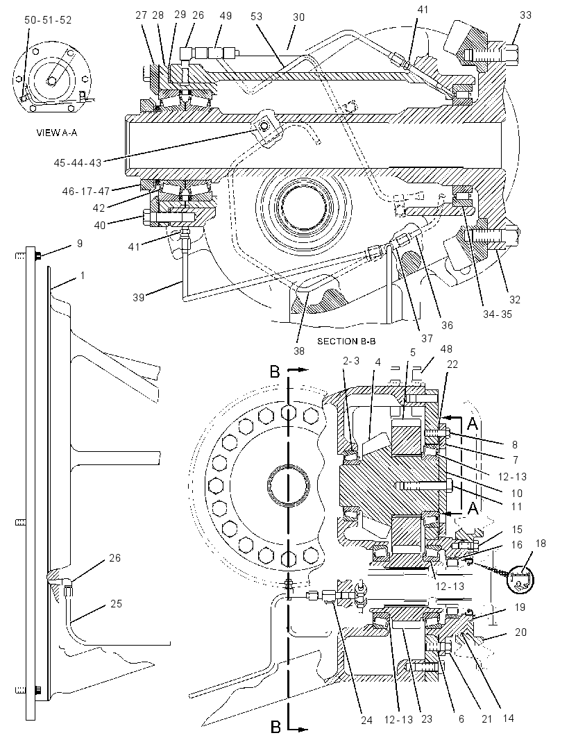BEVEL AND TRANSFER GEAR 2129519 CAT