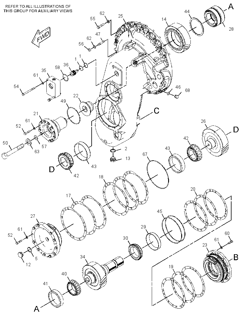 GEAR GP-RETARDER & TRANSFER 2710425 CAT