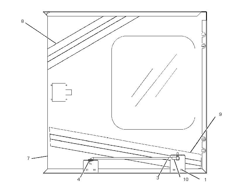 DOOR AS-REAR 2839299 CAT