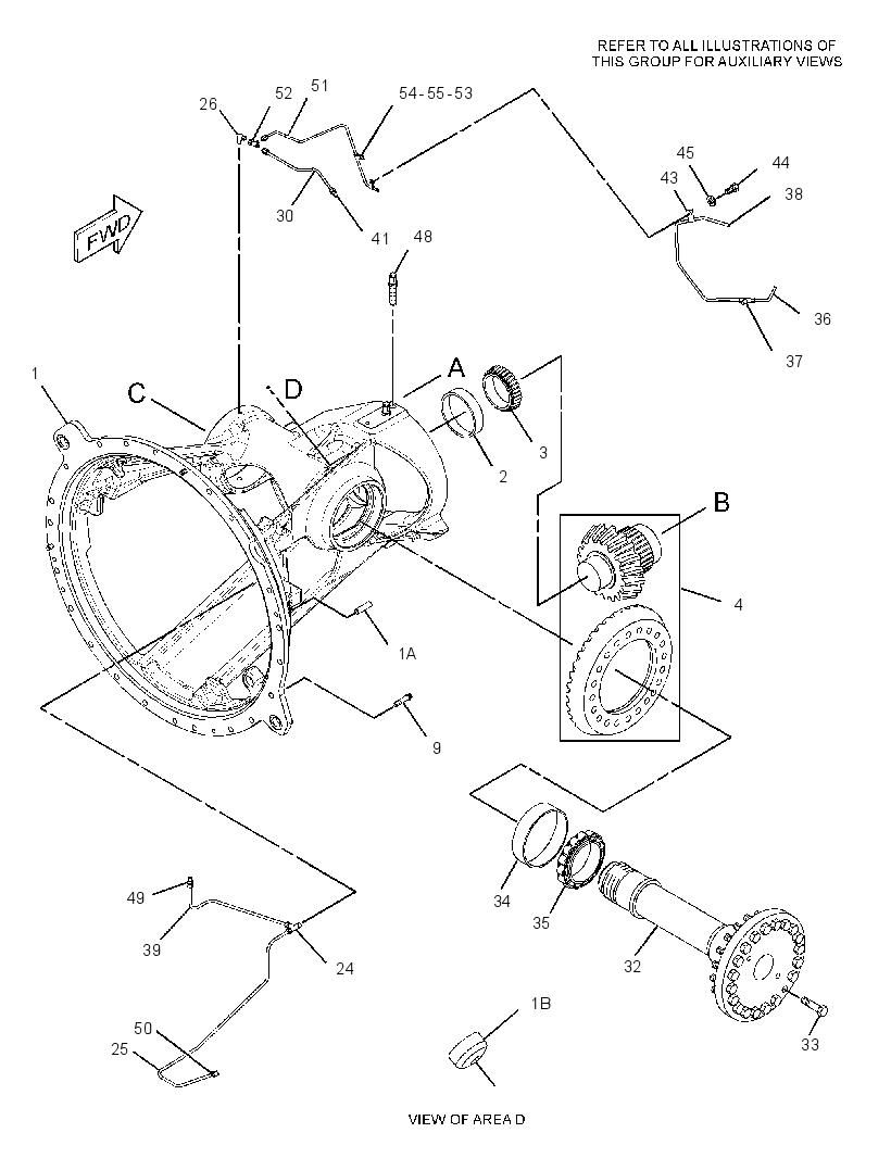 BEVEL AND TRANSFER GEAR GROUP 1783681 CAT