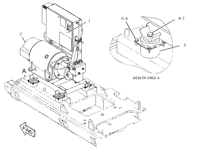 INSTALLATION GP-HYD GENERATOR 2834124 CAT