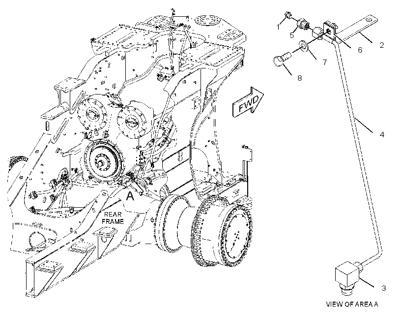 LINES GP-AXLE VENT 2534785 CAT