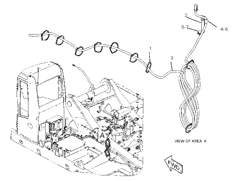 WIRING GP-FINE SWING 2662230 CAT