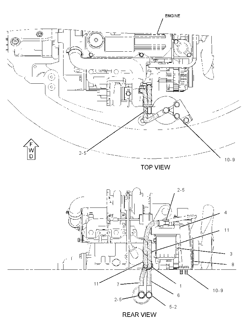 FILTER & MTG GP-ENGINE OIL 2746495 CAT