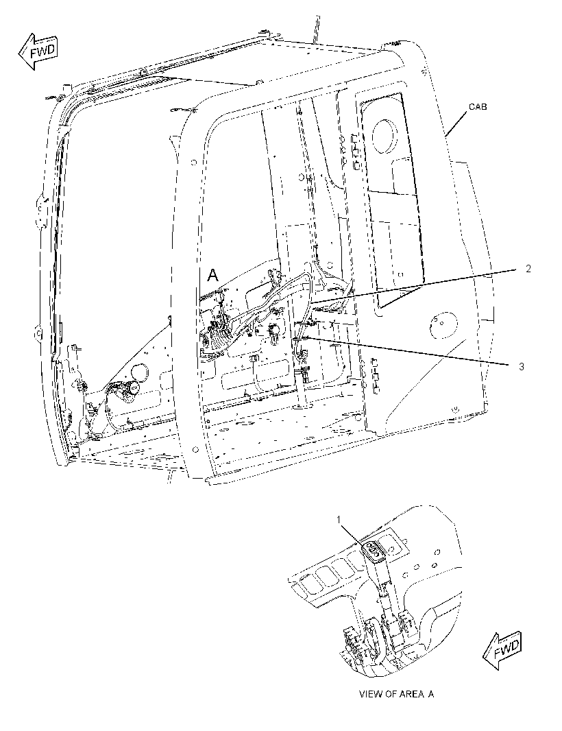 WIRING GP-CAB TILT 2664141 CAT