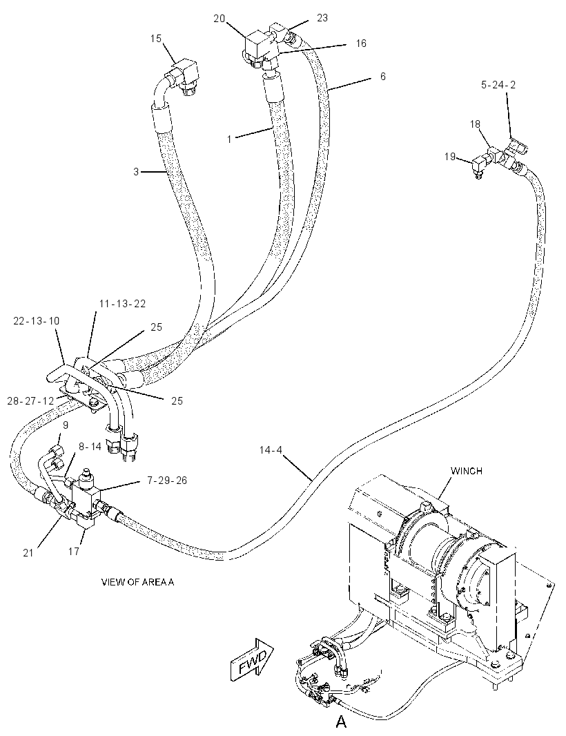 LINES GP-WINCH 2788842 CAT