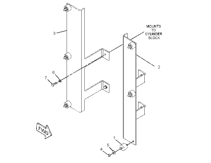 MOUNTING GP-JUNCTION BOX 2734813 CAT