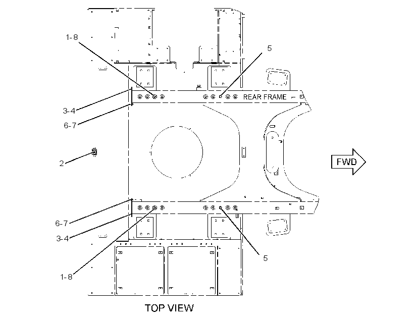 MOUNTING GP-BUMPER 2451727 CAT