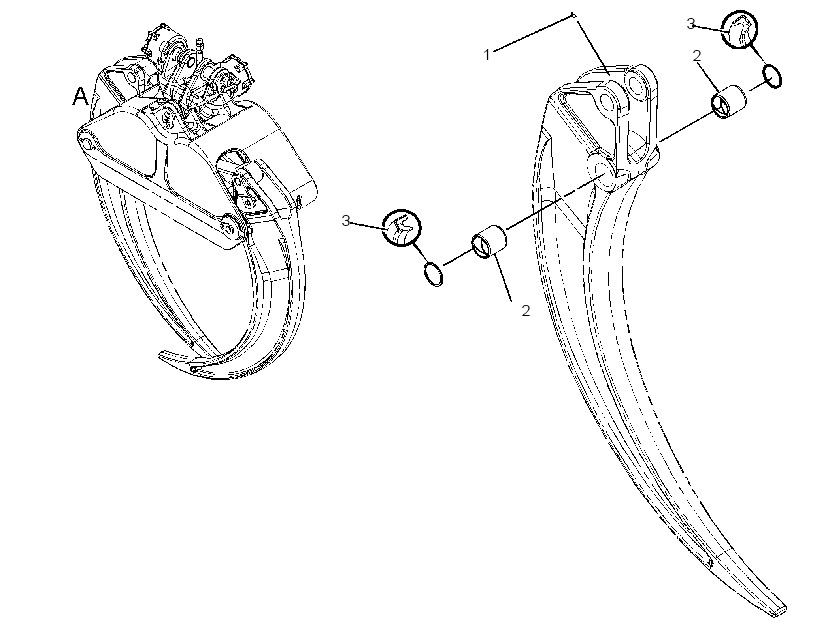TONG GP-GRAPPLE 2262397 CAT