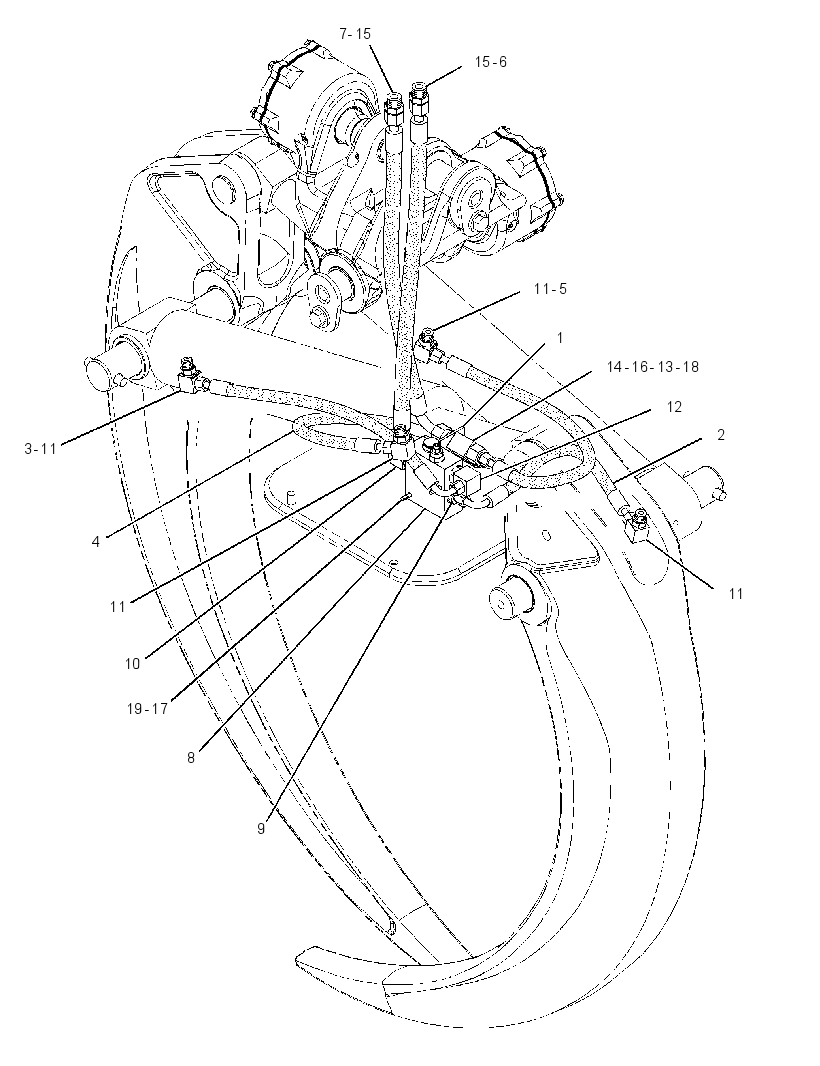 LINES GP-GRAPPLE HEAD 2685730 CAT