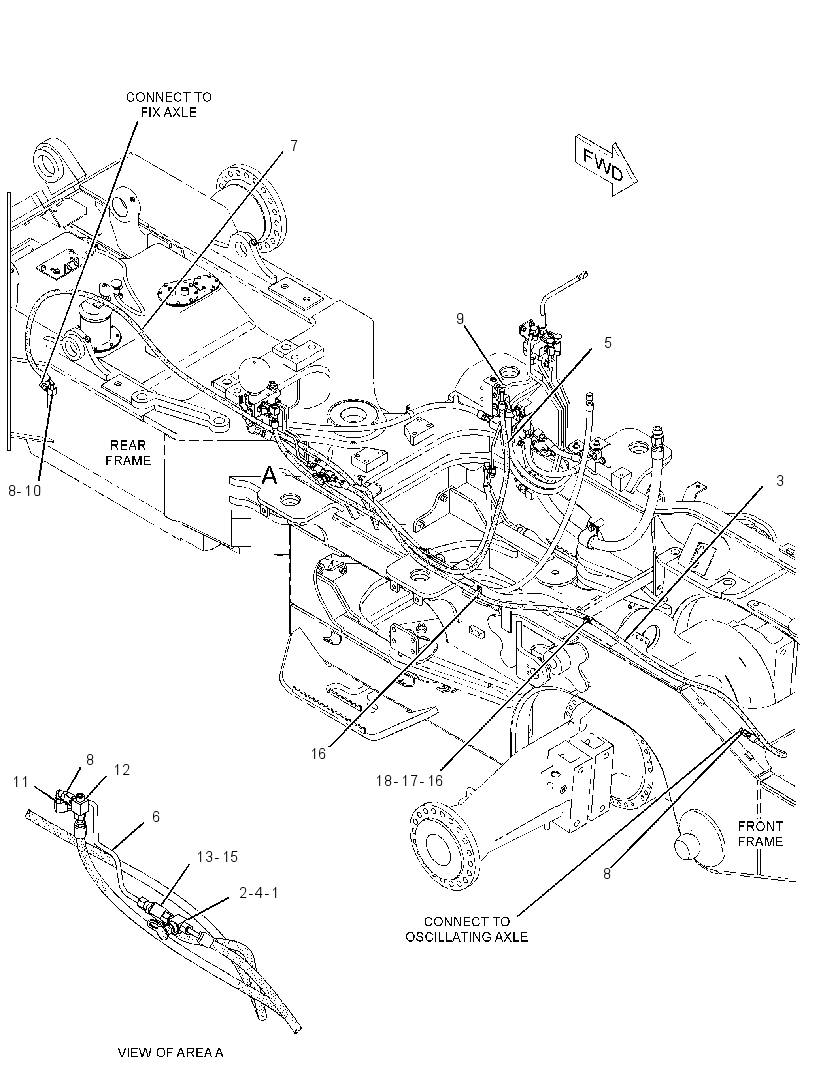 LINES GP-DIFFERENTIAL LOCK 2526546 CAT
