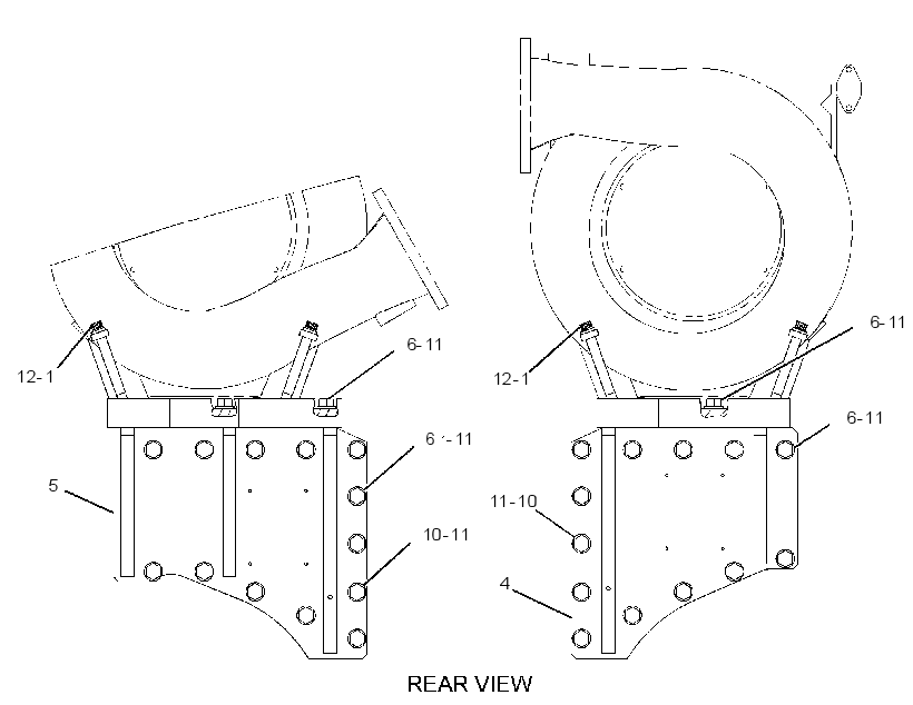 MOUNTING GP-TURBOCHARGER 2856595 CAT