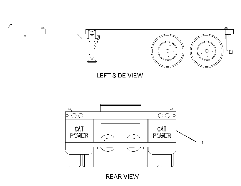 CHASSIS GP 1361147 CAT