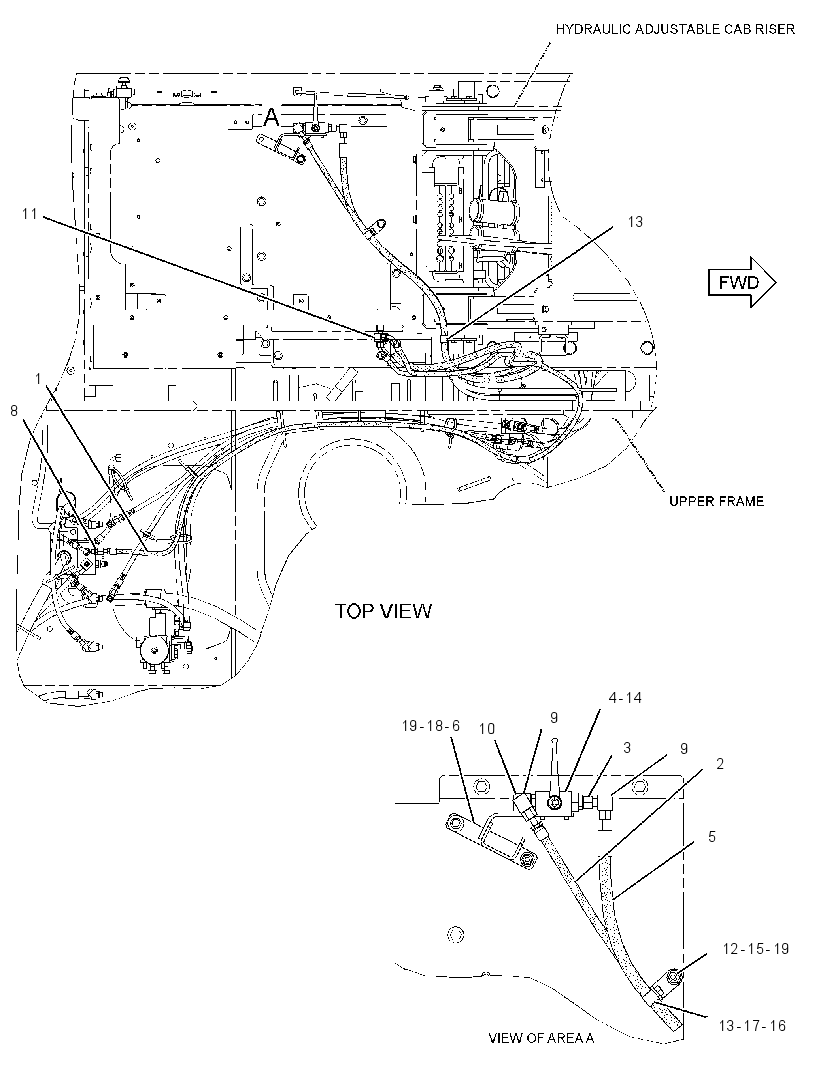 LINES GP-CAB RISER 2675604 CAT