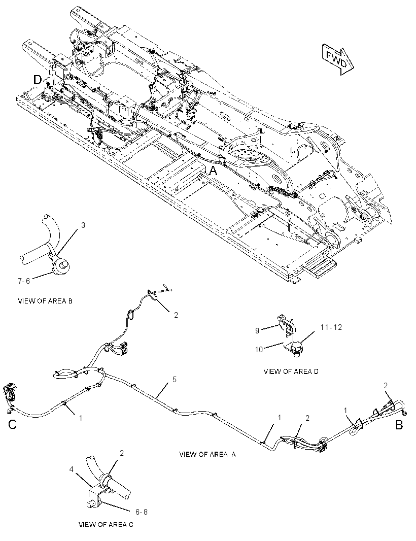 WIRING GP-AUXILIARY CONTROL 2595340 CAT