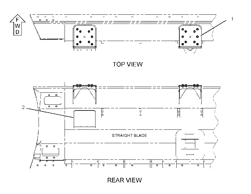 MOUNTING GP-MAST 2454143 CAT