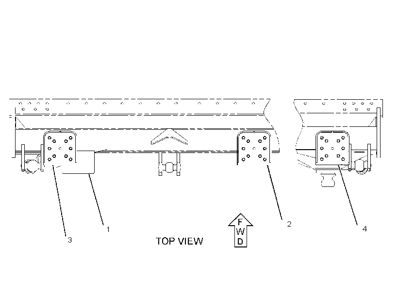 MOUNTING GP-MAST 2454130 CAT