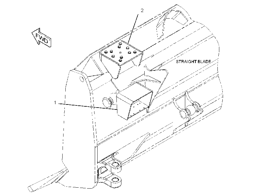 MOUNTING GP-MAST 2454237 CAT